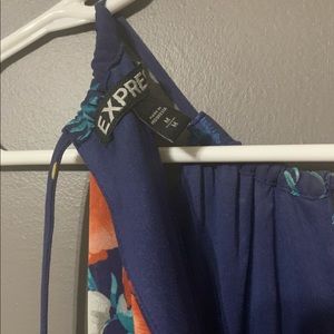 Express Maxi Dress -Floral with cut outs- Size Med